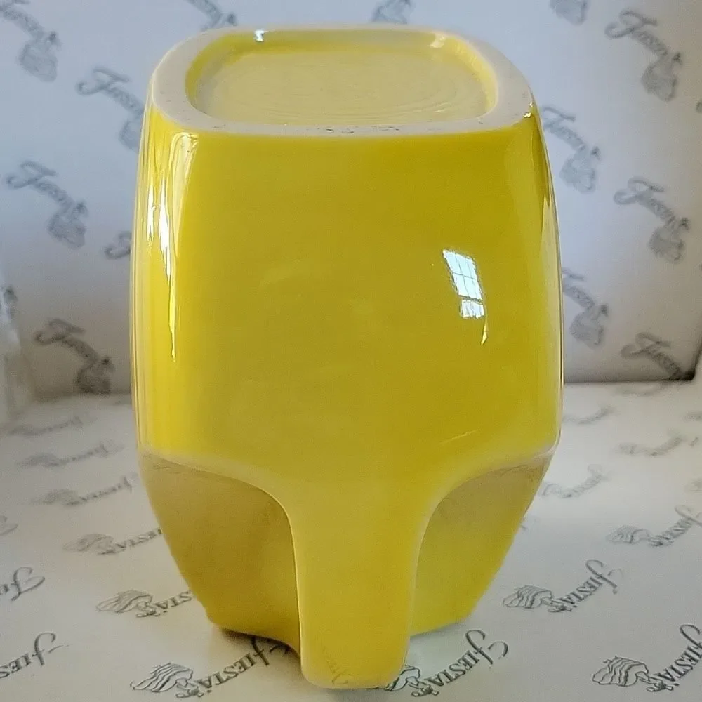 Fiestaware Fiesta Small Ceramic Pitcher Disk Container Dish Sunflower 28 Oz